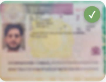 Student visa approval for Abdul Wahab, document blurred for privacy