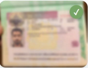 Student visa approval for Saqlain, document blurred for privacy